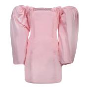 Jacquemus Rosa Draperad Miniklänning Pink, Dam