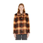 Rodebjer Nomad Plaid Jacka Brown, Dam