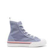 Thom Browne Blå RWB-Stripe High-Top Sneakers Blue, Herr