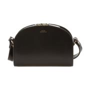 A.p.c. Demi-Lune Mini Crossbody Väska Black, Dam