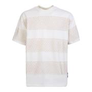 Msgm Cotton T-shirt withet inserts from Msgm White, Herr