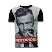 Local Fanatic Notorious Rhinestone - Herr t shirt - 11-6288Z Black, He...