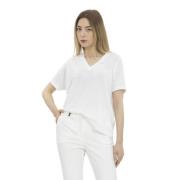 Zanone T-Shirts White, Dam