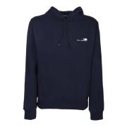 A.p.c. Blå Sweatshirt med Logotryck Blue, Dam