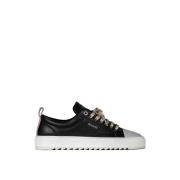 Mason Garments Svarta Läder Astro Sneakers Black, Herr