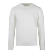 Paolo Pecora 1102 Crewneck Sweater White, Herr