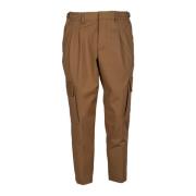 Entre amis Mörk Beige Cargo Byxor Brown, Herr