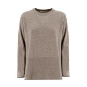 Fedeli Round-neck Knitwear Beige, Dam