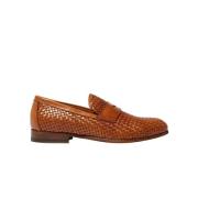 Scarosso Delfina Loafers - Handgjorda Italienska Läderskor Brown, Dam