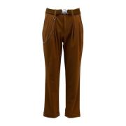 High Cropped Trousers Brown, Dam