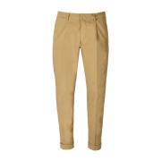 Cruna Slim-fit Trousers Beige, Herr