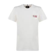 Moncler Bomull Jersey T-shirts och Polos White, Dam