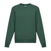 Maison Kitsuné Sweatshirt med logotyp Green, Herr