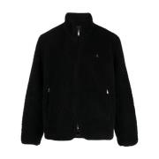 Represent Fleece Zip Sweaters Black, Herr