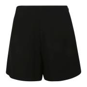 MVP wardrobe Utställda högmidjeshorts Black, Dam