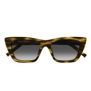 Saint Laurent Bästsäljande solglasögon för kvinnor SL 276 Mica 042 Bro...