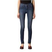 Liu Jo Skinny Jeans med Bottom Up Design Blue, Dam