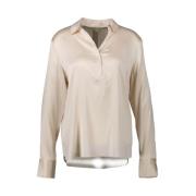 Herzen's Angelegenheit Stilfull Blus Beige, Dam