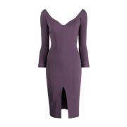 Elisabetta Franchi Summer Dresses Purple, Dam
