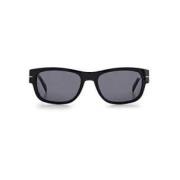 Eyewear by David Beckham Svarta Ss23 solglasögon för män Black, Herr