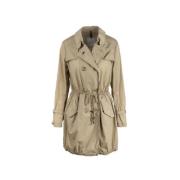 Moncler Pre-owned Pre-owned Polyester ytterklder Beige, Dam