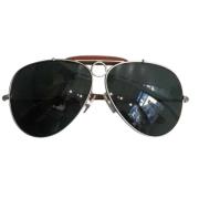 Ralph Lauren Pre-owned Pre-owned Metall solglasgon Black, Dam