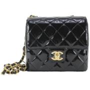 Chanel Vintage Begagnad Axelväska Black, Dam