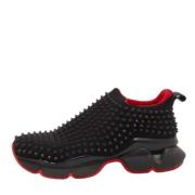 Christian Louboutin Pre-owned Pre-owned Tyg sneakers Black, Dam