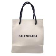 Balenciaga Vintage Pre-owned Läder handvskor Beige, Dam