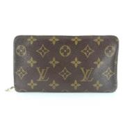 Louis Vuitton Vintage Vintage Brun Tyg Louis Vuitton Plånbok Brown, Da...