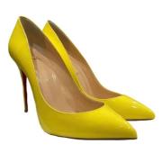 Christian Louboutin Pre-owned Pre-owned Läder klackskor Yellow, Dam