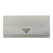 Prada Vintage Pre-owned Läder plnbcker White, Dam