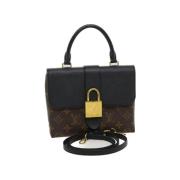 Louis Vuitton Vintage Pre-owned Canvas handvskor Black, Dam