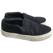 Celine Vintage Pre-owned Canvas sneakers Black, Dam