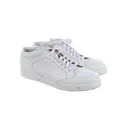 Jimmy Choo Pre-owned Pre-owned Läder sneakers White, Dam