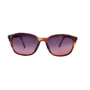 Dior Vintage Pre-owned Plast solglasgon Brown, Dam