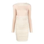 MM6 Maison Margiela Kort dagklänning Beige, Dam