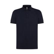 Sun68 Klassisk Herr Polo Shirt - Cold Dye Detaljer Blue, Herr