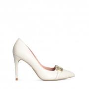 Liu Jo Ivory Läderpumps Beige, Dam