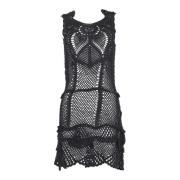 Dolce & Gabbana Pre-owned Pre-owned Cotton Dress Black, Dam