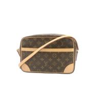 Louis Vuitton Vintage Monogram Multicolor Canvas Axelväska Brown, Dam