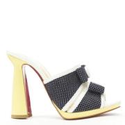 Christian Louboutin Pre-owned Pre-owned Läder klackskor Blue, Dam