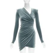 Alexandre Vauthier Pre-owned Pre-owned Polyester klnningar Gray, Dam