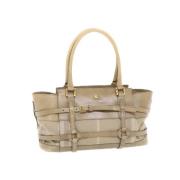 Burberry Vintage Pre-owned Nylon handvskor Beige, Dam