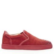 Christian Louboutin Pre-owned Pre-owned Mocka sneakers Red, Dam
