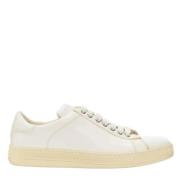 Tom Ford Pre-owned Pre-owned Läder sneakers Beige, Dam