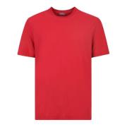 Zanone Rullhals-t-skjorta Red, Herr