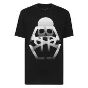 Philipp Plein Snygg T-Shirt för Män Black, Herr