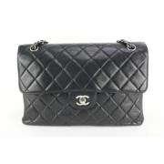 Chanel Vintage Begagnad Axelväska Blue, Dam