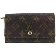 Louis Vuitton Vintage Förägda canvasplånböcker, Vintage stil Brown, Da...